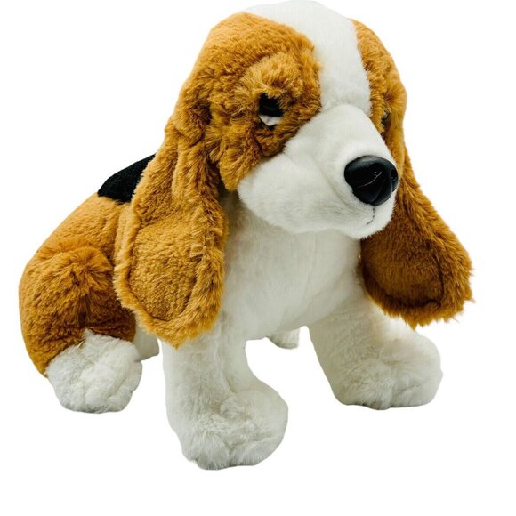 Wild Republic Other - Wild Republic Bassett Hound Plush Puppy Dog 15” Soft Stuffed Animal Brown&White